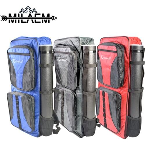 Archery Hunting Compound Bow Bag Holder Carry CaseMultifunctional Bow Storage Bag Accessories With Arrow Pocket Handle & Straps