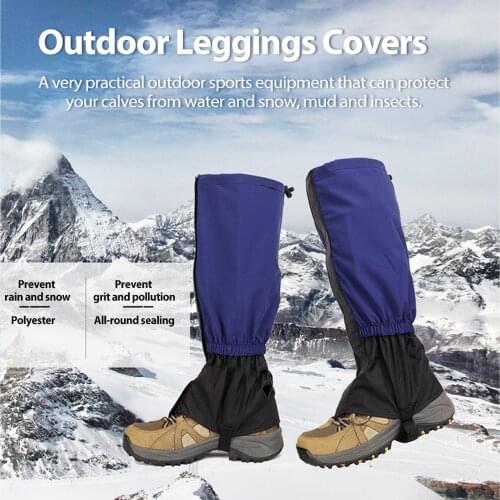 Outdoor Sports Gaiters Sleeve Leg Protector Climbing Calf Sleeve Snowfield Desert Cycling Waterproof Anti Dirt Gaiters Sleeve