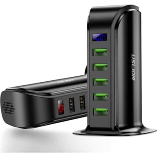 Universal Multi Port USB Charger Multi Phone Charging Station Home Dock Desktop Wall Charger For iPhone 11 Samsung Huawei