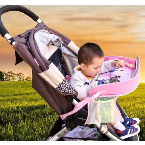Waterproof Portable Car Baby Seat Table Holder Child Kid Auto Safety Seat Chair Tray For Toy Food Drink Cellphone Storage