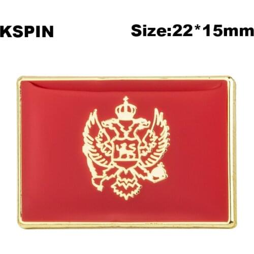 Montenegro Badge Symbol Pin Metal Badges Decorative Brooch Pins for Clothes Brooch Jewelry XY0746