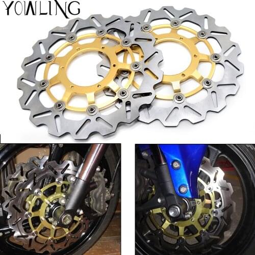 2PCS Motorcycle Accessories Front Floating Brake Disc Rotor for HONDA CBR1000RR CBR 1000 RR 2004-2005 CB1300 2003 - 2009