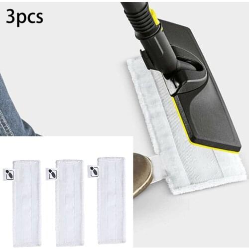 3PCS Steam Cleaner Floor Cloth Pads For Karcher Easyfix SC1 SC2 SC3 SC4 SC5 White Household Cleaning Tools Accessories Floor