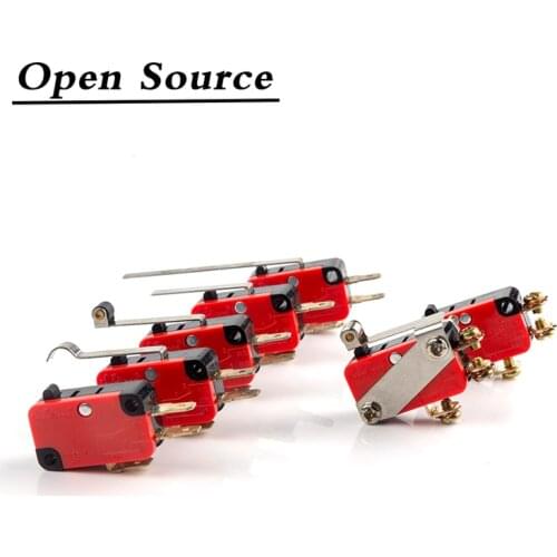 5Pcs V-151-1C25/V-152-1C25/V-153-1C25/V-154-1C25/V-155-1C25/V-156-1C25/V-15-1C25/V-15-1B5 Momentary Micro Limit Switch