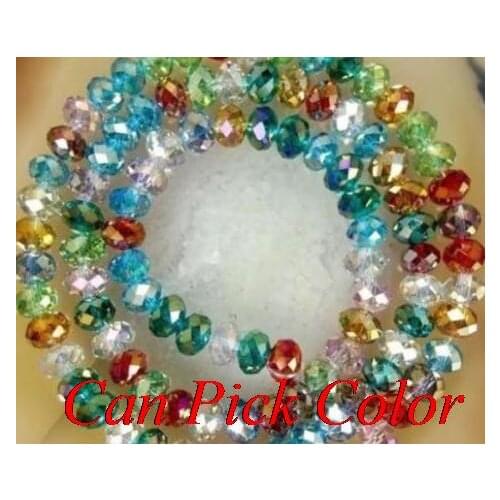 8mm 600Pcs/lot ball new austrian loose strand Mixed Faceted Rondelle Glass Crystal Beads spacer jewelry ug45