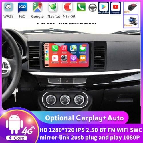Android For Mitsubishi Lancer 2007 - 2013 Car Radio Multimedia Video Player Navigation GPS Support ADAS DVR /Car Information