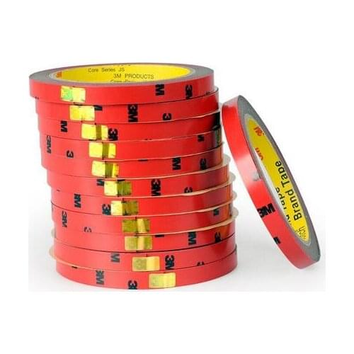 6/8/10/15/20mm 3M Double faced Acrylic Foam Adhesive Double Sided Tape Auto Special Sponge Puffs Glue Car Decals Decoration