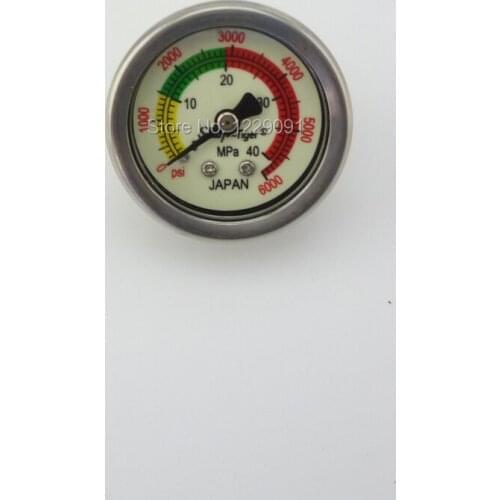 Stainless steel high pressure gauge manometer gauge 40mpa