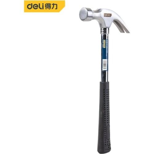 Deli Claw Hammer Household Safety Hammer Multi-function Small Iron Hammer Special for Traceless Nail Hand Tools