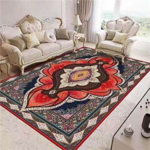 European Style Soft Carpets For Living Room Bedroom Area Rug Home Decor Large Carpet Delicate Bohemia Parlor Tea Table Floor Mat
