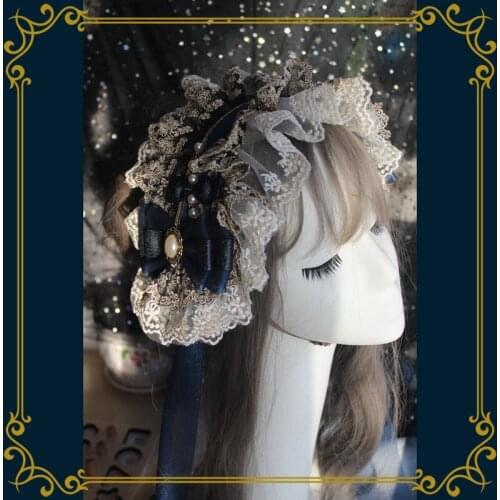 [Limited] Nine Songs Lolita Sinking Crown Xingyue Floating Lights Twilight Gorgeous Hair Band Accessories Small Things
