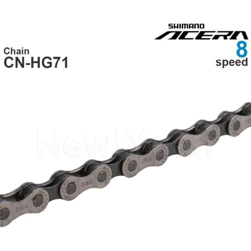 SHIMANO ACERA - 8-Speed Chain CN-HG71- HYPERGLIDE - MTB and for E-BIKE Original Parts