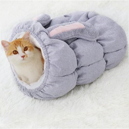 Warm Cat Sleeping Bag Bed Cat Tunnel Puppy Small Dog Pet Cat Mat Bed Kennel House Soft Sleeping Bed Pet Products