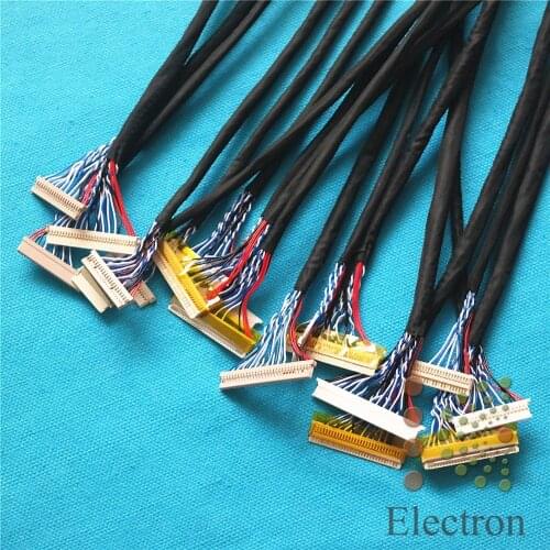Common Used Universal LVDS Cable for LCD Display Panel Controller Support 14-26 inch Screen 18pcs/set
