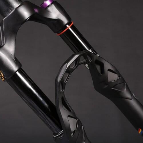 2018 MTB High Quality 26 27.5 29 Inch 9mm 15mm Cone Tube Black Tube Damping Air Fork Mountain Bike Fork