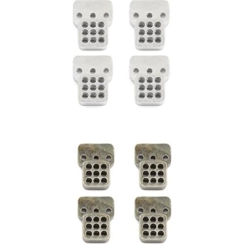 4Pc Metal Adjustable Shock Absorber Bracket Extender Seat for MN D90 MN99S MN-90 RC Car Upgrade Parts Accessories