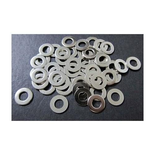 6mm x12mm x1mm Metal Stainless Screw washer - 50 Pcs