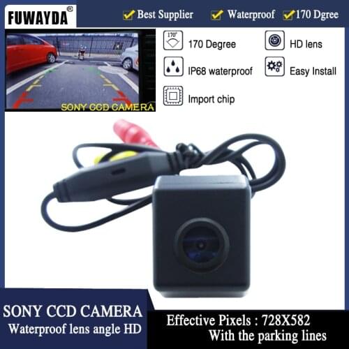 FUWAYDA HD SONY ccd Car Rear View Reverse Backup Camera parking night vision waterproof 170 degree lens angle for BUICK Enclave