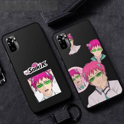 The Disastrous Life of Saiki K Saiki Kusuo Phone Case For Xiaomi Mi Redmi Note 8T 9T 9S 9A 10 7 8 9 Lite pro