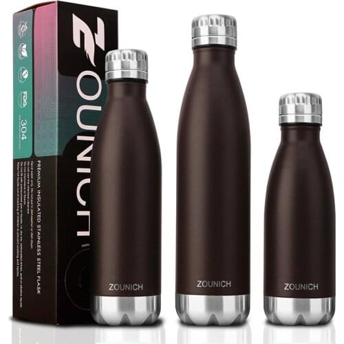 Coffee Tea Milk Travel Mug Water Bottle Double-Wall Insulated Vacuum Flask Thermos Bottles Thermcup 350ml/500ml/650ml