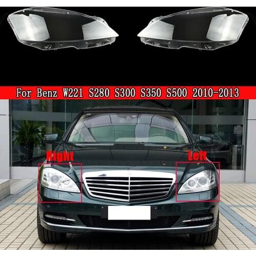 Headlight Lens For Mercedes-Benz W221 S280 S300 S350 S500 2011 2012 2013 Headlamp Cover Replacement Car Front Head Auto Shell