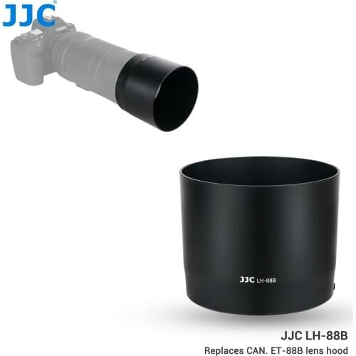 JJC Reversible Lens Hood Compatible with Canon RF 600mm F11 IS STM Lens for EOS R R5 R6 RP Ra C70 Replaces ET-88B Lens Hood
