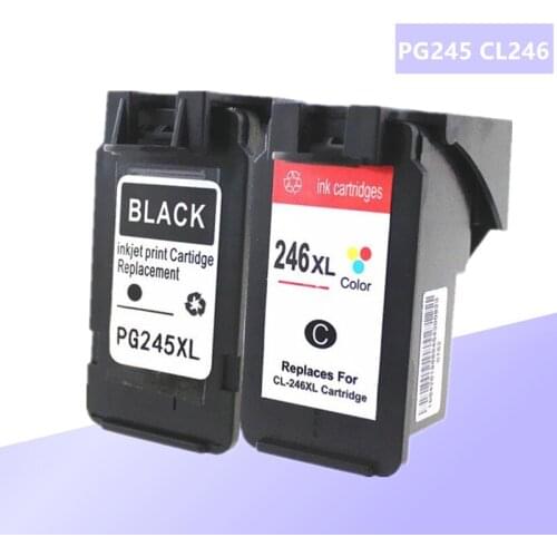 PG-245XL PG245XL PG245 CL246 Ink Cartridge for Canon PG 245 PG-245 CL 246 for Pixma iP2820 MX492 MG2924 MX492 MG2520 printer
