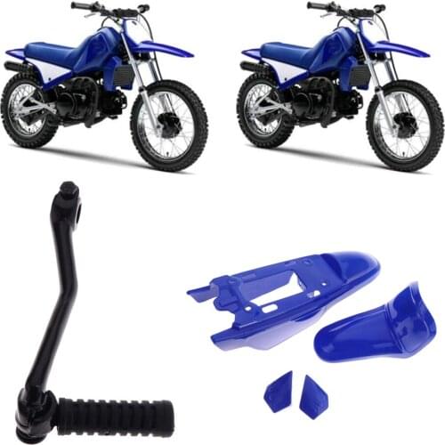 Kick Start Starter Lever Gear&Plastic Fender Fairing Kit for Yamaha PW 50 Motorcycle Gear Start Lever Front Rear Fender Fairings