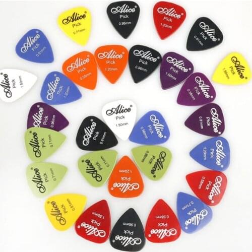 New Design 1 box Guitar Picks Classical Folk Acoustic Guitars Accessories Musical Instruments, Thickness 0.58-1.5mm