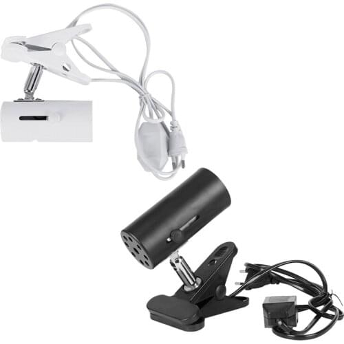 Nw-02 Reptiles Light With Clamp Ceramic Heat Emitter Support Infrared Lamp Bulb (EU Plug)