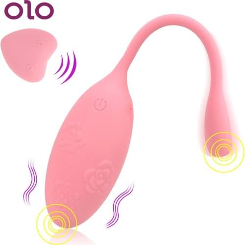OLO Vaginal Ball Vibrator Vibrating Eggs Clit Stimulator Wireless Remote Control G Spot Vibrator 8 Speed Sex Toys For Women