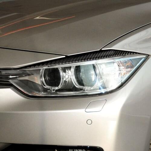 Front Eyebrows Headlights Eyelids Cover For 3 Series F30 2013-2015 325i