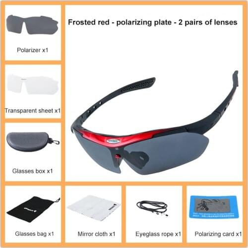 Professional Polarized Cycling Sunglasses Bike Goggles Outdoor Sports Bicycle Sun Glasses Outdoor Camping Hiking Driving Eyewear