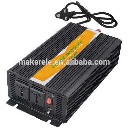 MKP800-241B-C 800Watt self charging dc to ac inverter 24vdc to 120vac plastic inverter covers inverter with charger