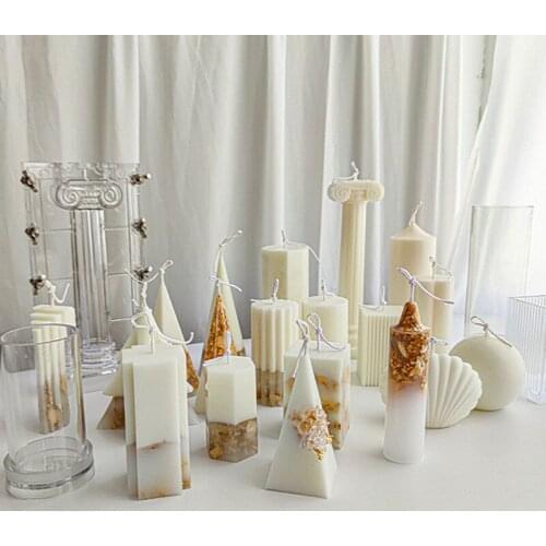 Valentines Day Diy Silicone Candle Mold 3d Mold Columnar Acrylic Mold Soap Mold Cake Mold Aromatherapy Candle Mold