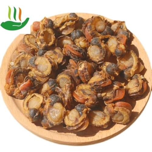 Dried Large Scallops, Dried Enough for Fishermen In The Sun, Dried Unsalted Scallops, Dried Seafood From Sea Fishing