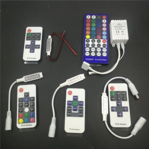 LED Strip Light Mini 3/11/17/24/40/44 Key IR Remote Wireless Controller Wifi LED RGB Controler DC12V MIni Wif For 3528 5050 RGB
