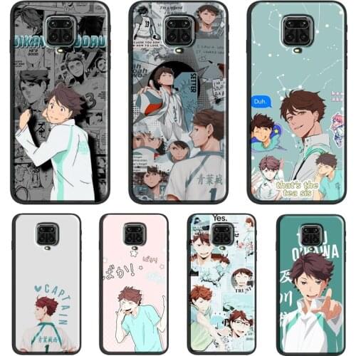 Tooru Oikawa Haikyuu!! For Xiaomi Redmi Note 10 7 8 9 Pro Note 8T 9S Soft Case For Redmi 9T 9A 9C K40 Pro Cover