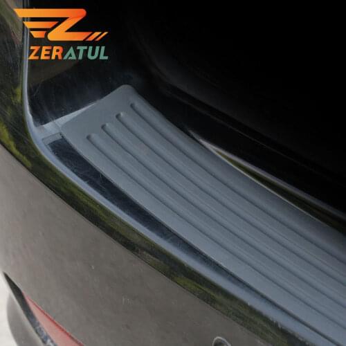 Zeratul Universal Rubber Rear Guard Bumper Protector Trim Cover for Toyota C-HR RAV4 Fortuner Mazda 3 Cx-5 Accessories