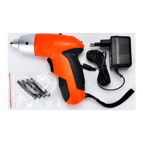 4.8V charging drill charging screwdriver 45-piece tool box LED indicator 800mah battery built-in