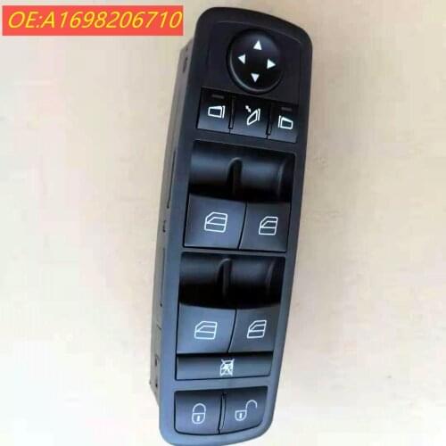 1PC 1698206710 Electric Power Window Switch For Mercedes-Benz B-Klasse W245 W169 A-Klasse W164 R350 GL350 GL450 A1698206710