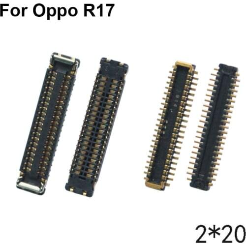 2pcs FPC connector For Oppo R17 LCD display screen on Flex cable on mainboard motherboard For Oppo R 17
