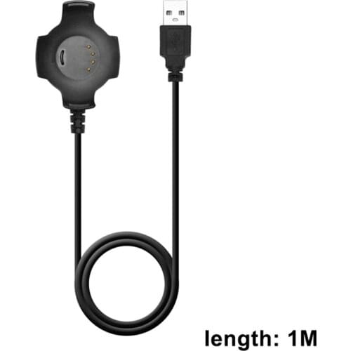 5V / 300mA 1M Black USB Charging Cable Cradle Charger For Xiaomi Huami Amazfit Smart Watch