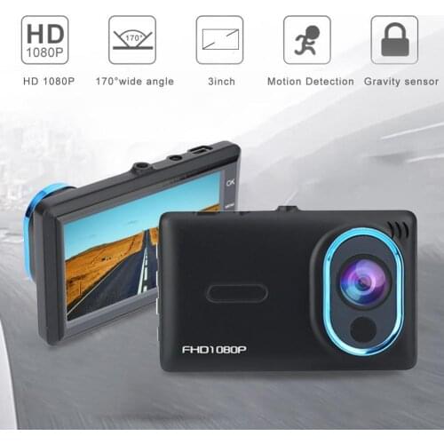 50% HOT SALE!!! C800 Driving Recorder 3 inches 1080P HD Dual Lens Dash Cam Wide Angle Car DVR Supplies for Auto