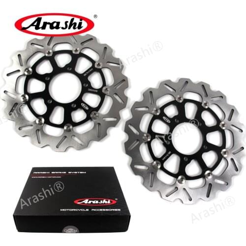 Arashi 2PCS GTR1400 07-16 CNC Front Brake Disc Rotors For KAWASAKI GTR 1400 2007 2008 2009 2010 2011 2012 2013 2014 2015 2016