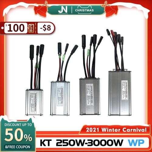 KT Ebike Controller 36V48V 250W-1000W Julet Waterproof Plug 15A/17A/22A/25A/30A For Electric Bicycle Motor Conversion Kit
