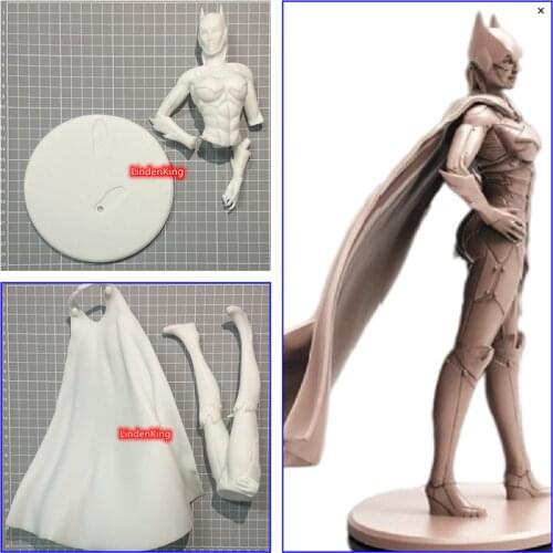 1/6 31cm 3D Garage Kit GK Model Batgirl Action Figure Print Toy White-film Unpainted Collections For Moder A111