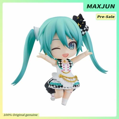 MAXJUN Pre-sale VOCALOID Anime Miku Figure New GSC Stage world 10cm PVC Action Figure Collection Model Doll Toys miku figure