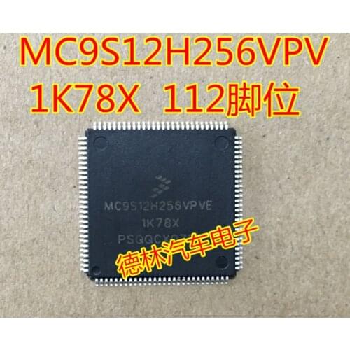 MC9S12H256VPV 1K78X 112 feet for Ford Focus instrument CPU repair IC chip transponder cluster
