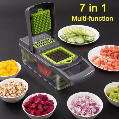 Multi-functional Kitchen Vegetable Fruit Potato Carrot Slicer Shredders Basket Slicers Gadgets For Kitchen Accessories Cuisine